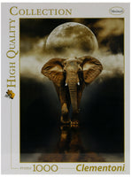 Clementoni Wildlife Animals Puzzle 1000 Teile,  Elefant