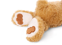 NICI 50cm  Kuscheltier Bär "Mielo" liegend 48783 aufgenähte Tatzen