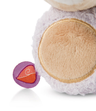 NICI Greifling mit Rassel Giraffe Sasuma 12cm mit Applikationen