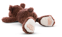 NICI Kuscheltier Bär Malo 30cm dunkelbraun liegend mit hellen Füßen