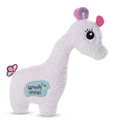 NICI Kuscheltier für Babys 2D Giraffe Sasuma weiß
