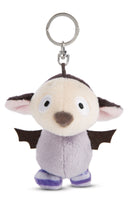 NICI Schlüsselanhänger Fledermaus Drallula 10cm Draufsicht