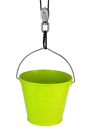 Spielturm Zubehör Flaschenzug-Set mit Eimer am Karabiner
