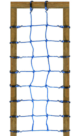Spielturm Zubehör Kletternetz 75 x 200 cm groß, Farbvariante: Blau