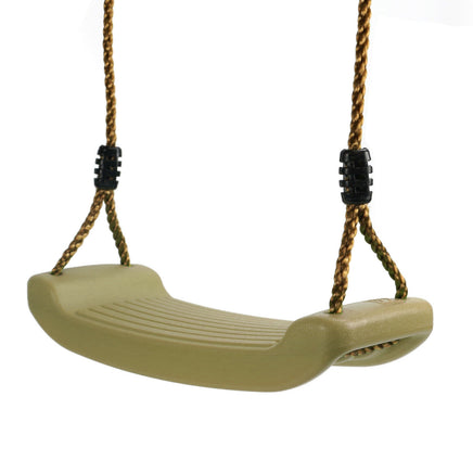 Spielturm Zubehör Schaukelsitz stabil aus Kunststoff für Kinder,Farbvariante: Beige