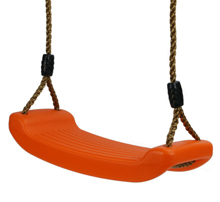 Spielturm Zubehör Schaukelsitz stabil aus Kunststoff für Kinder,Farbvariante: Orange