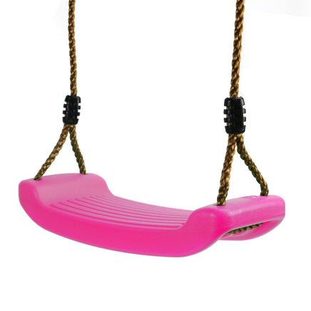 Spielturm Zubehör Schaukelsitz stabil aus Kunststoff für Kinder,Farbvariante: Pink