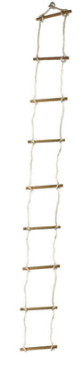 Spielturm Zubehör Strickleiter mit 9 Sprossen aus Holz
