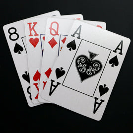 Senioren Kartenspiel 52 Blatt + 2 Joker mit extra großem Index große Schrift XXL