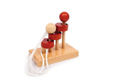 Denkspiel "Leiter" aus Holz