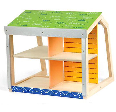 Pintoy Holz Puppenhaus im Öko-Design
