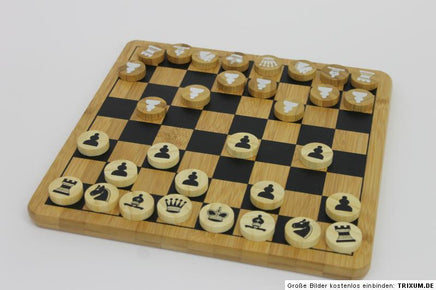 Schach Brettspiel aus Bambusholz
