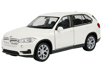 Welly Modellauto BMW X5  SUV metallic 12cm- weiß