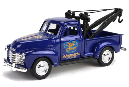 Welly Modelltruck 1953 Chevrolet Tow Truck Abschlepper 12cm- blau