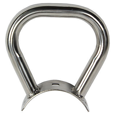 Wippengriff Hangelgriff aus Edelstahl für Rundholz 140mm Ø