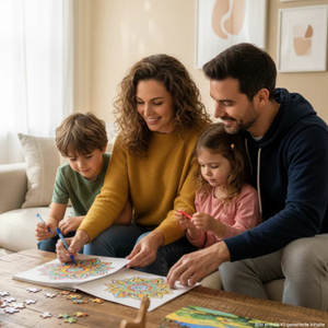 Wenn es mal laut wird: Ruhige Spiele für entspannte Familienmomente