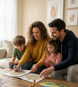 Wenn es mal laut wird: Ruhige Spiele für entspannte Familienmomente