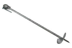 Die richtige Verankerung für Ihren Spielturm – Teil 2:  Erdanker mit Schneidscheibe