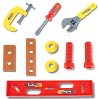 10-teiliges Spielzeug Werkzeug Set für Kinder bunt