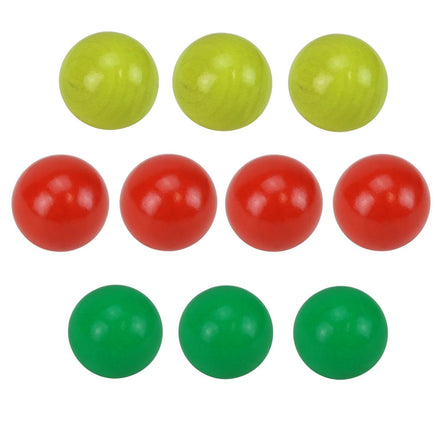 10 Stück Zielkugeln für Boule bunt Durchmesser 30mm