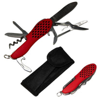 10tlg. Kindertaschenmesser mit Gürteltasche