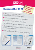 10x Übungsschreibfolie DIN A4