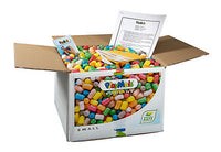 1500 Stück Playmais Eduline small, Paket offen, mit Anweisungen/Anleitungen, verschiedene bunte Farben