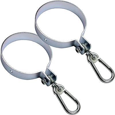 2er Set Schaukelschelle für Rundholz 140mm Ø  mit Karabiner