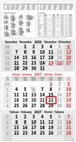 3-Monatskalender 2027 klein