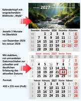 3-Monatskalender 2027 mit Detailbeschreibung