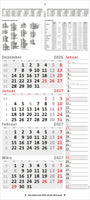 4-Monatskalender 2007 Kombi mit Noitzstreifen