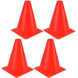 4  Trainings- Hütchen orange für Fußball Parcours