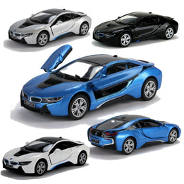 BMW i8 Elektroauto Hybrid Fahrzeug 1:36 Modell Auto 13cm Spielzeug E-Auto