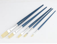 5 Stück Künstlerpinsel - Flachpinsel