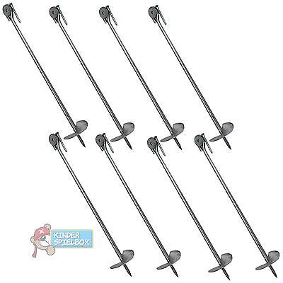 8 Stück XXL 58cm Bodenanker zum Eindrehen
