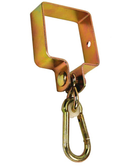 9x9 cm Vierkant Premium Schaukelschelle mit Karabiner