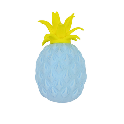 Anti Stress Knautschball Ananas in Hellblau