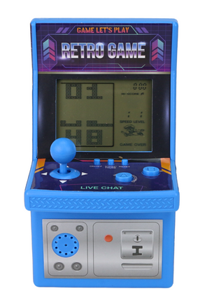 Arcade Retro Spielkonsole im Design eines Spielautomaten
