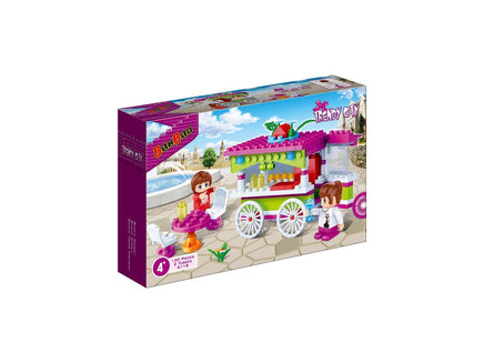 Banbao Klemmbausteine Imbiss Stand 120-teilig, Verpackung, Karton