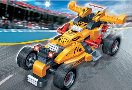 Banbao Klemmbausteine Rennauto Invincibility in Gelb