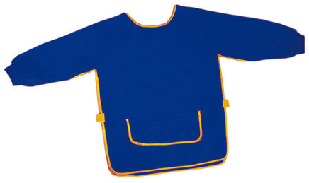 Bastelschürze für Kinder von 5-10 Jahren blau