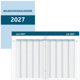 Belegungskalender 2027 für Vermieter als A4 Heft