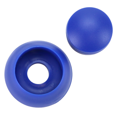 Bolzenkappe blau zweiteilig