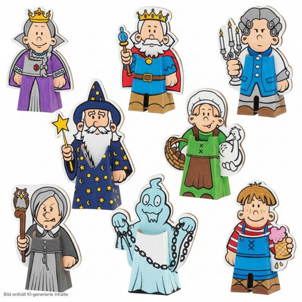 Calafant Bastelset Figuren Schloss Gestaltungsbeispiel