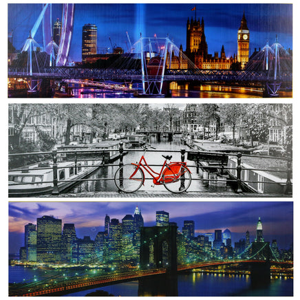 Clementoni Breitformat Panorama Puzzle 1000 Teile Städte