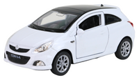 Modellauto Opel Corsa D OPC in silber