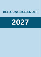 Deckblatt Belegungskalender 2027