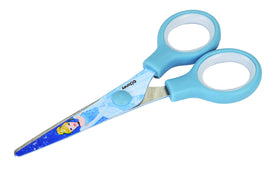 Disney Schere mit runder Spitze, Motiv: "Cinderella", Griffe hellblau