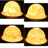 Dome-Light Windlicht Motive Hochzeit