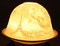 Dome-Light Windlicht Motive Hochzeit Paris mit Eiffelturm und Heißluftballons
